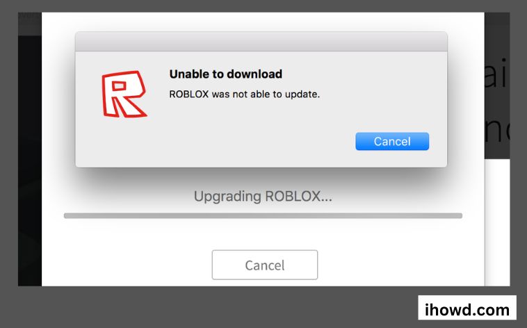how to fix unable to download roblox mac